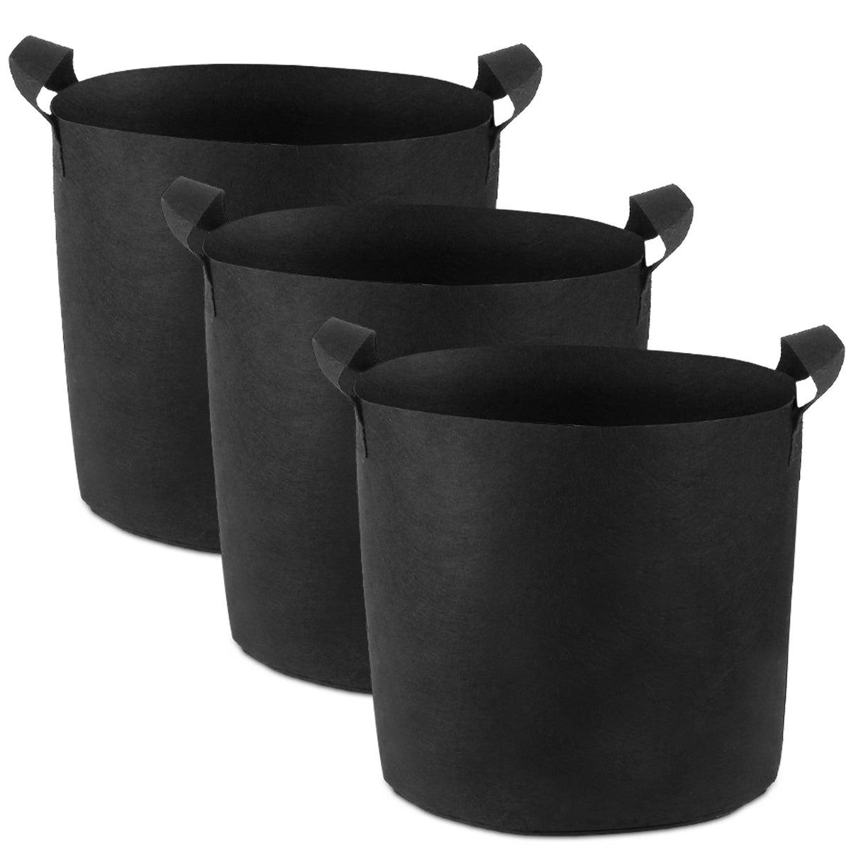 7-Gallon Fabric Grow Bags — 3-Pack