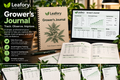 Leafory Grower's Journal digital and printable grow tracking journal