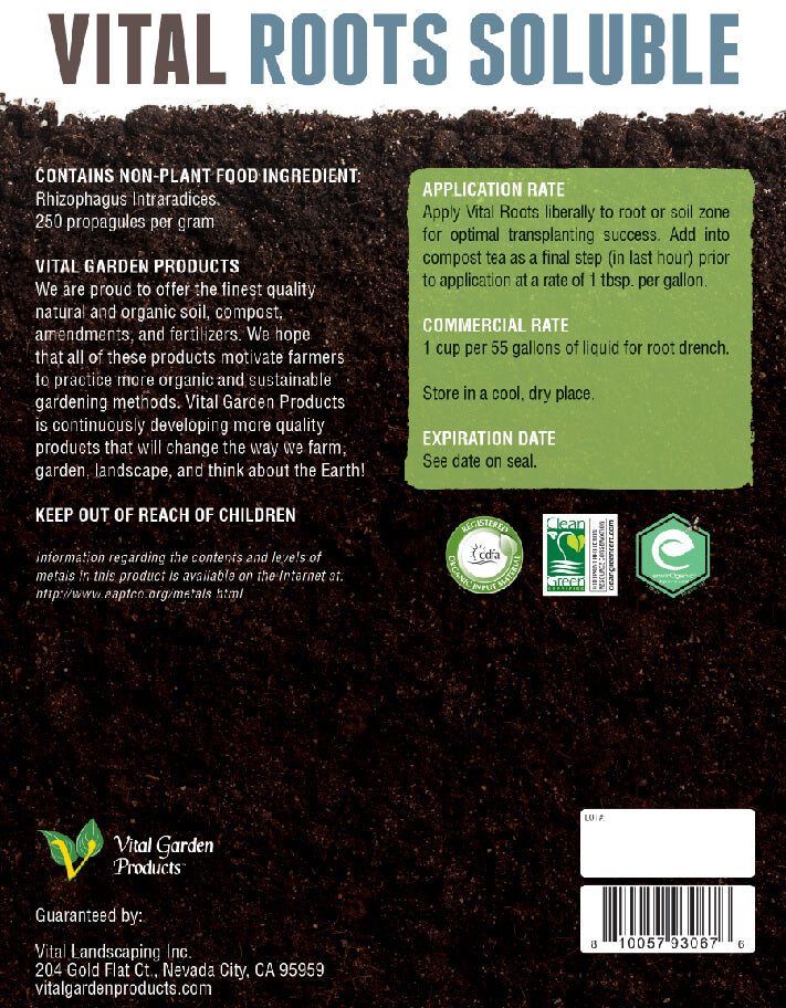 Vital Roots Soluble Mycorrhizal Inoculant